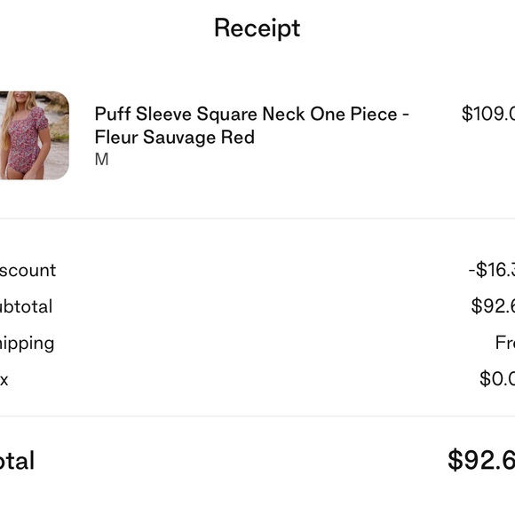 NWT DM Fashion One Piece Swimsuit - Picture 3 of 3